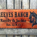 Custom Wooden Farm Signs