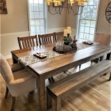 Farmhouse Dining Room Set For 10