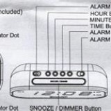 How To Set A Sharp Quartz Alarm Clock Radio Manually Timer Instructions