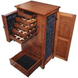 Mission Style Jewelry Armoire Wooden