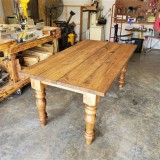 Unfinished Farmhouse Table