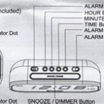 How To Set A Sharp Quartz Alarm Clock Radio Instructions Model Spc