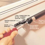 Screen Door Hydraulic Arm Adjustment