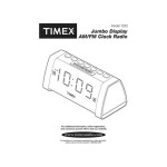 Timex Alarm Clock Radio T235y Instructions Manual