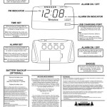 Westclox Alarm Clock 80227 Instructions