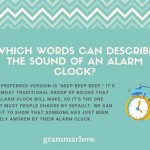 What Sound Does An Alarm Make Onomatopoeia Words